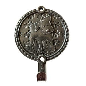 Tin Woodsman Pewter Dog Wall Hook Leash Hook Made in USA Banfield Pet Hospital